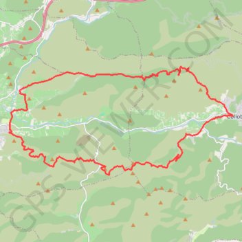 Trace GPS [Itinéraire] La cabane de Baudisson, itinéraire, parcours