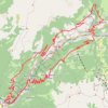 Trace GPS Boucle Moûtiers, Aime par Hautecour et St marcel, itinéraire, parcours