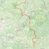 Trace GPS Chemin de Saint Guilhem, itinéraire, parcours