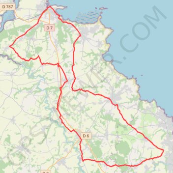 Trace GPS 84Cinv - 73km - St Roch-8983537, itinéraire, parcours