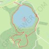 Trace GPS Lac Pavin (près de Besse), itinéraire, parcours