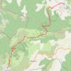Trace GPS Montmorin - Rosans, itinéraire, parcours
