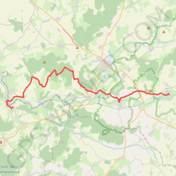 Trace GPS Brin-sur-Seille - Marsal, itinéraire, parcours