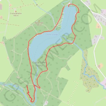 Trace GPS Castle Lake Walks, itinéraire, parcours