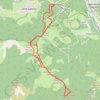 Trace GPS Du Caire Gros au Tournairet, itinéraire, parcours