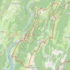 Trace GPS berthiand vtt tomtom, itinéraire, parcours