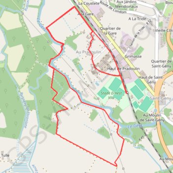 Trace GPS Vallons du Lectourois - Lectoure, itinéraire, parcours