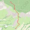 Trace GPS Sortie du Tête de BOURSIER (pivoines), itinéraire, parcours
