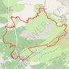 Trace GPS Col de Leschaux, itinéraire, parcours
