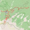 Trace GPS Chemin de la Sainte Baume 11ème tronçon de la cote 800 au sommet du mont Ventoux, itinéraire, parcours