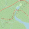 Trace GPS Sentier lac glacière, itinéraire, parcours
