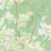 Trace GPS Maison des étangs Ouest - Chaumergy, itinéraire, parcours