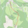 Trace GPS Descente du Super Sauze au Sauze, itinéraire, parcours