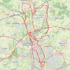Trace GPS Petit tour au nord du Mans, itinéraire, parcours