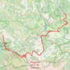 Trace GPS De Moustiers à Annot par les gorges du Verdon (sud), itinéraire, parcours