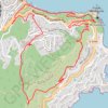Trace GPS Autour de Théoules, itinéraire, parcours