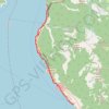 Trace GPS Promenade au bord du lac d'iseo italie, itinéraire, parcours