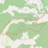 Trace GPS Les Crevasses de Chantemerle, itinéraire, parcours