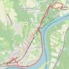 Trace GPS Condrieu-Ile de la Chèvre (69), itinéraire, parcours
