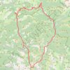 Trace GPS Col Saint Martin, itinéraire, parcours