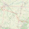 Trace GPS GR123 De Clairy-Saulchoix (Somme) à Carlepont (Oise), itinéraire, parcours