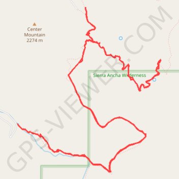 Trace GPS Reynolds Creek, Center Mountain, Lucky Strike Trails, itinéraire, parcours