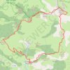 Trace GPS Dôme de Barrot et Tête de Pibossan depuis La Croix-sur-Roudoule, itinéraire, parcours