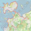 Trace GPS 2023-03-20 Trébeurden- île Grande 17 km-16372107, itinéraire, parcours