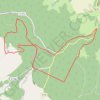 Trace GPS Marche nordique bourbonne court, itinéraire, parcours