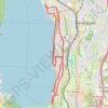 Trace GPS Boucle Chemin côtier Lac du Bourget via Tresserve, itinéraire, parcours