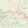 Trace GPS GR 128 De Wulverdinghe à Bailleul (Nord) (2021), itinéraire, parcours