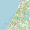 Trace GPS Piste cyclable de Tarnos et Ondres, itinéraire, parcours