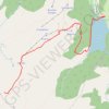 Trace GPS Le Grand Mont à partir du barrage de Saint-Guérin, itinéraire, parcours