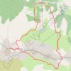 Trace GPS Chapeau de Gendarme Super Sauze, itinéraire, parcours