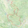 Trace GPS Trace Haute-loire / Ardèche / Lozère, itinéraire, parcours