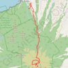 Trace GPS Montagne Pelée depuis Grand'Rivière (Martinique), itinéraire, parcours