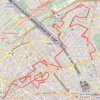 Trace GPS Paris - des Batignolles à la plaine Monceau, itinéraire, parcours