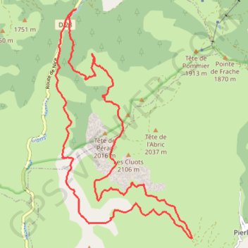 Trace GPS 2019-06-16 11:01:05 Jour, itinéraire, parcours