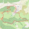Trace GPS Par les Pics du Midi et des Sarrasis - Roquefeuil, itinéraire, parcours