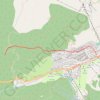 Trace GPS Montgenèvre - Rocher Diseur en Aller-Retour, itinéraire, parcours