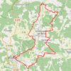 Trace GPS Brantome 31 kms, itinéraire, parcours