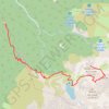 Trace GPS La Petite Lance du Crozet, itinéraire, parcours
