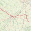 Trace GPS La traversée de la Somme par le chemin de halage, itinéraire, parcours