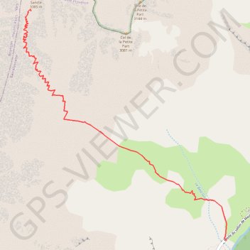 Trace GPS Pic N de la Font Sancte, itinéraire, parcours
