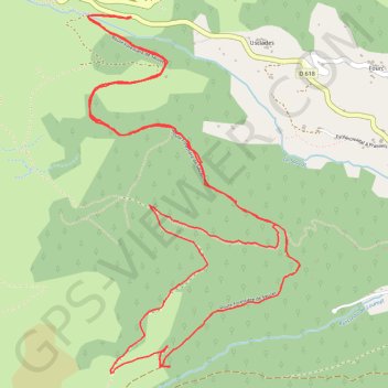 Trace GPS Forêt de Sauzet, itinéraire, parcours