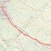 Trace GPS Canal du Midi : Toulouse - Castelnaudary, itinéraire, parcours