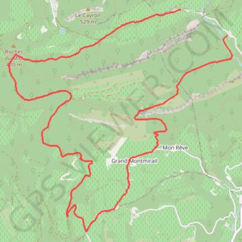 Trace GPS Dentelles-de-montmirail, itinéraire, parcours