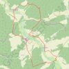 Trace GPS Balade dans la vallée de l'Ource (21), itinéraire, parcours