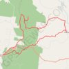Trace GPS Linville Benarkin via Sandy Creek, itinéraire, parcours