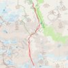 Trace GPS Roche Faurio Couloir Nord (Ecrins), itinéraire, parcours